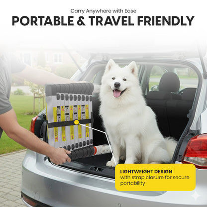 3.2M Telescoping Aluminium Ladder with Secure Locks, Adjustable Height, and Anti-Slip Feet by MZM Shopaco