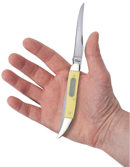 Case Fishing Knife 4.25" Yellow Delrin (320094F SS) 00120
