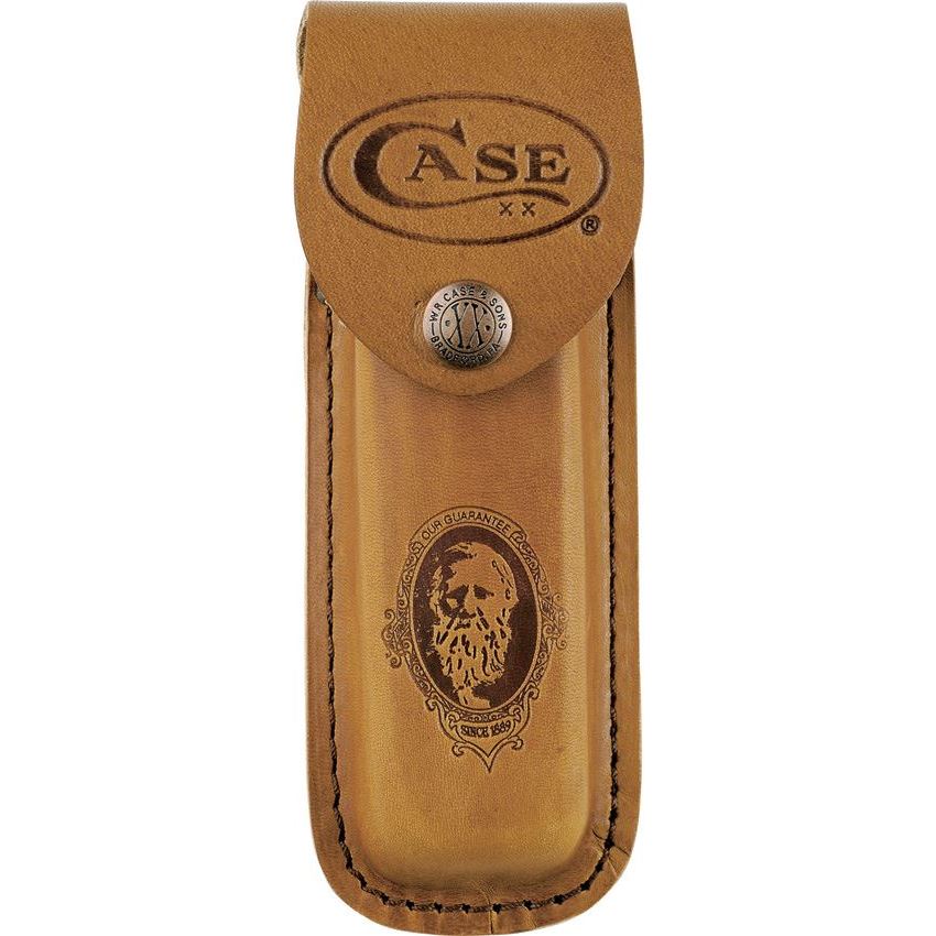 Case 9027 Large Job Case Sheath with Brown Leather Construction
