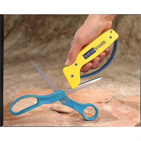 AccuSharp 15896 ShearSharp Scissor Sharpener with Yellow Handle
