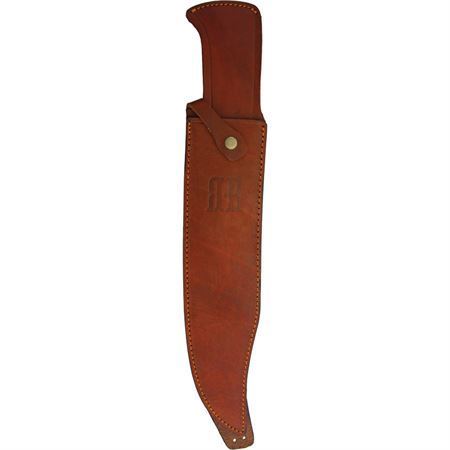 Rough Rider 1942 Gold Star Bowie Knife with Brown Bone Handle

