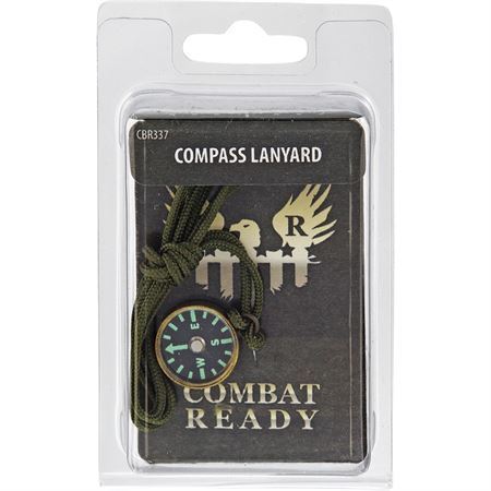 Combat Ready 337 Compass with Neck Lanyard Antique Brass Casing
