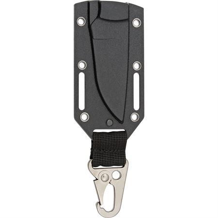 Benchmark 001 Neck Fixed Blade Knife with Black Micarta Handle
