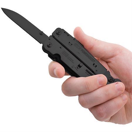 SOG PowerAssist Black B66N-CP Compact Multi-Tool for Everyday Use