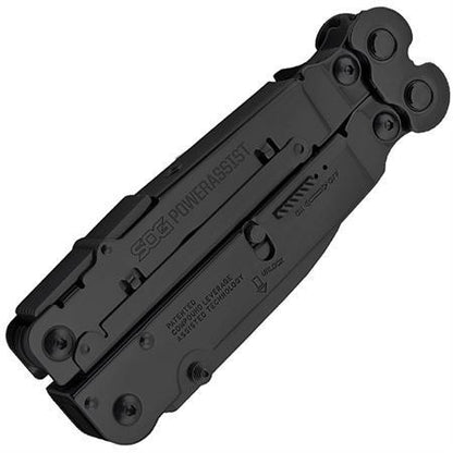 SOG PowerAssist Black B66N-CP Compact Multi-Tool for Everyday Use