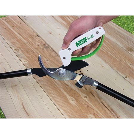 AccuSharp 6 Garden Sharpener with White Handle
