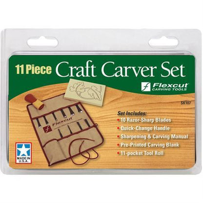 Flexcut SK107 Flexcut Eleven Piece Craft Carver Set
