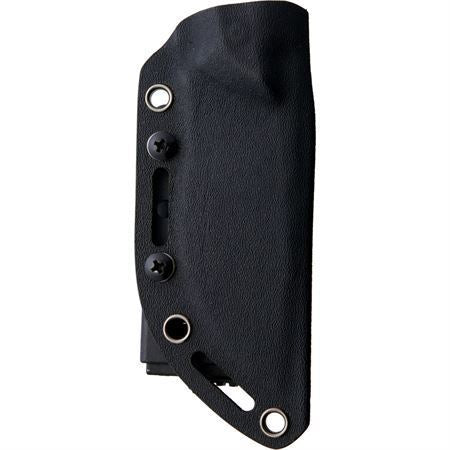 Buck N Bear Dark Piranha Fixed Blade Knife Black G-10 (3.5" Black SW)
