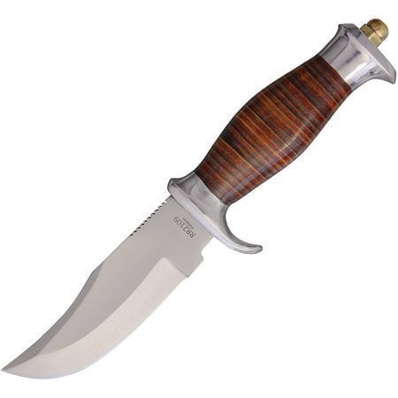 Rough Rider Knives 2109 Hunter Stacked Leather