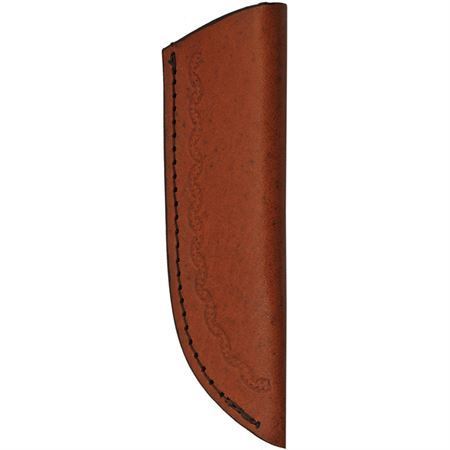 Pakistan 203411 Skinner Satin Fixed Blade Knife Horn Black Handles
