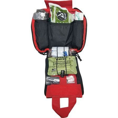 Elite First Aid Kits 144R Red Patrol Trauma Kit – Level 1 Emergency Response Kit