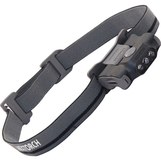NexTorch EC Eco Star LED Headlamp with Black Water-Resistant Composition Housing