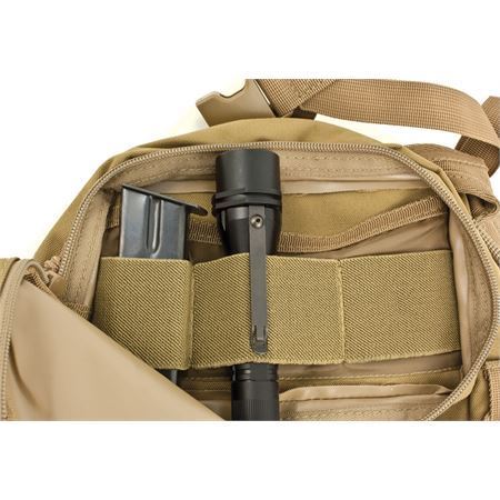 Red Rock 80201COY Coyote Rambler Sling Backpack with 600 Denier Construction & PVC Lining
