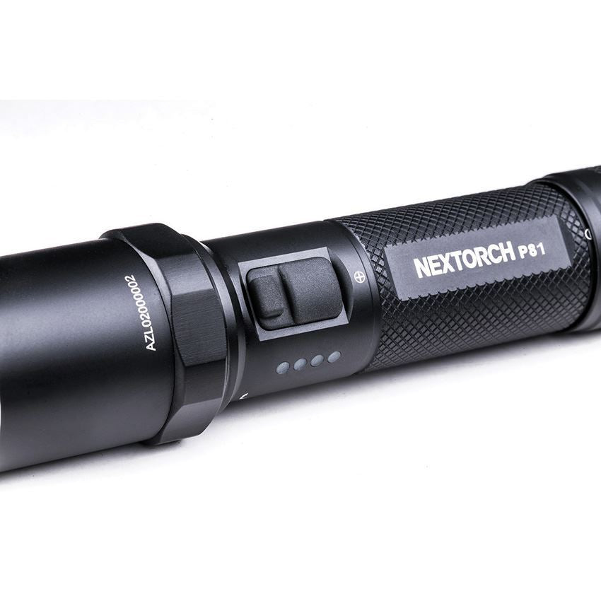 Nextorch P81 Tactical Flashlight P81 – 2600 Lumen Rechargeable Torch