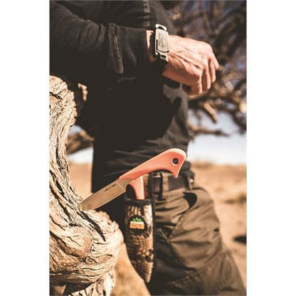Outdoor Edge Duck with Kryptek Camo Nylon Pouch, Blaze TPR Duck Head Handles - DD-20C