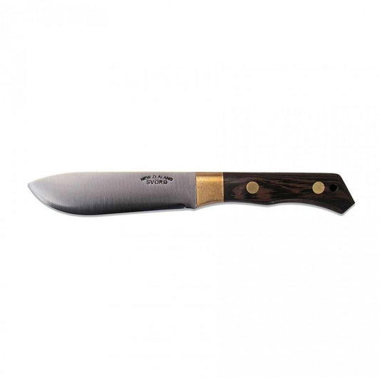 Svord Peasant US Utility Skinner Satin Finish Blade Knife with Brown Wood Handle
