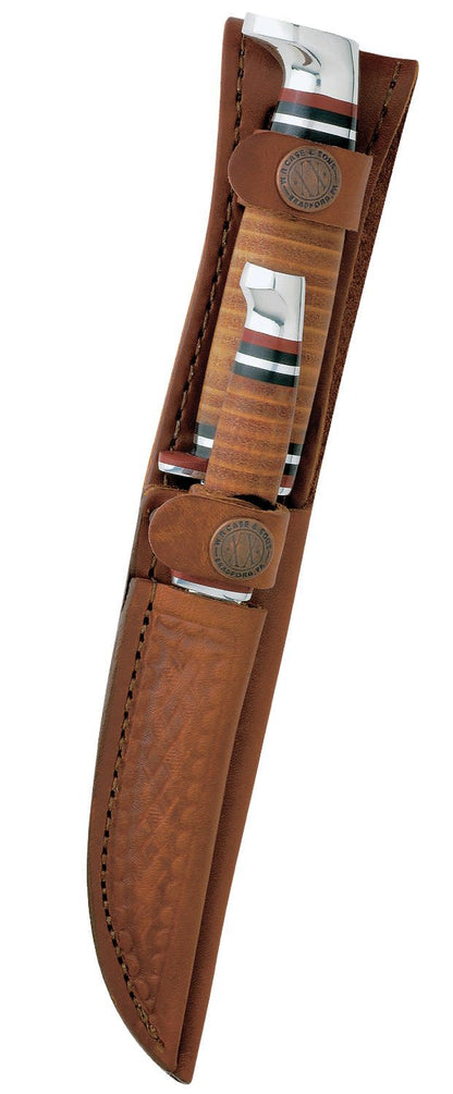 Case 372 Twin Finn Two Piece Set Fixed Blade Knife
