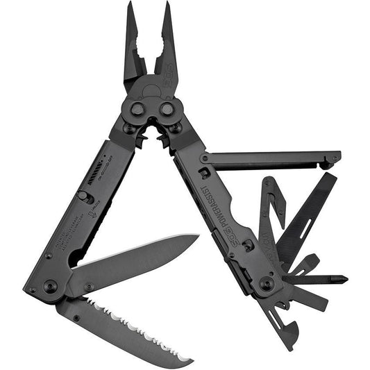 SOG PowerAssist Black B66N-CP Compact Multi-Tool for Everyday Use