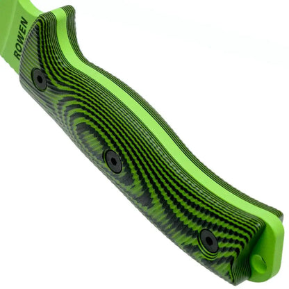 ESEE Model 6 3D Venom Green Plain Edge / Black Sheath Knife (6PVG-007)
