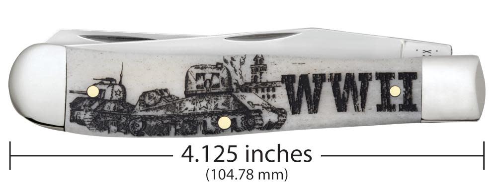 Case 50950 WWII Trapper Natural Bone
