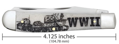Case 50950 WWII Trapper Natural Bone
