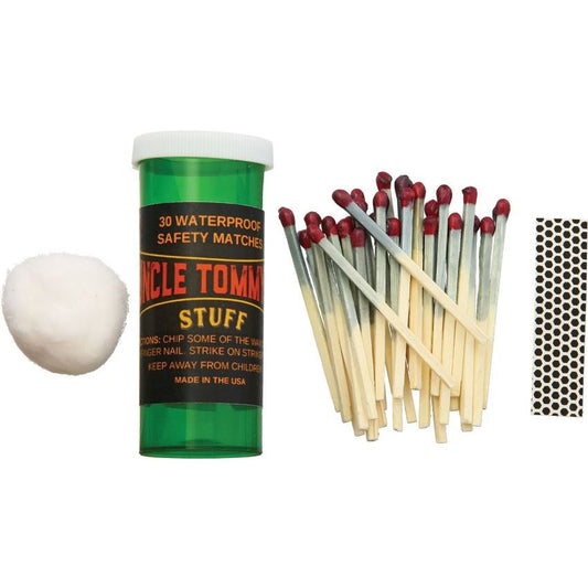 Buy Uncle Tommy's Stuff 30 Waterproof Safety Matches 30 WATERPROOF SAFETY MATCHES for Sale in the United Kingdom