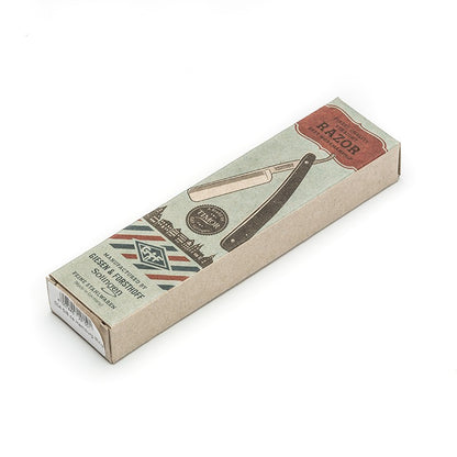 Timor M396 Straight Razor with Zebrano Wood Handle
