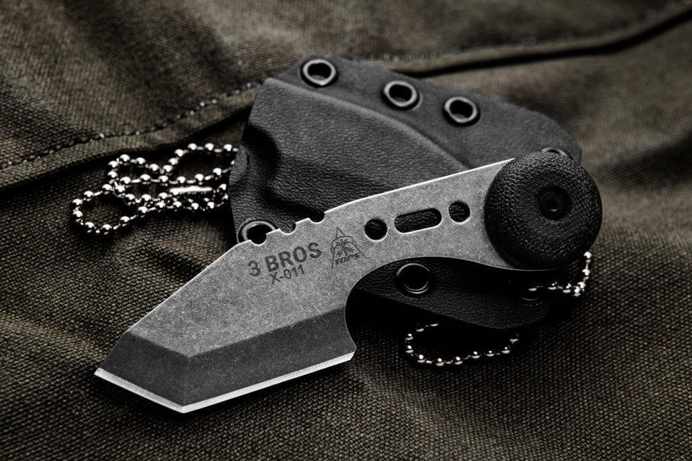 TOPS 3 Bros Neck Knife Tanto 3BR-02