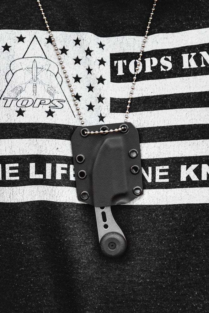 TOPS 3 Bros Neck Knife Tanto 3BR-02