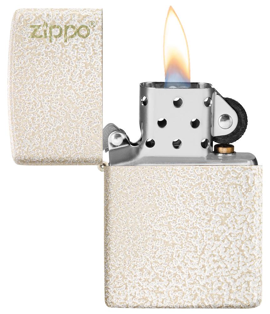 Classic Mercury Glass Zippo Logo Lighter