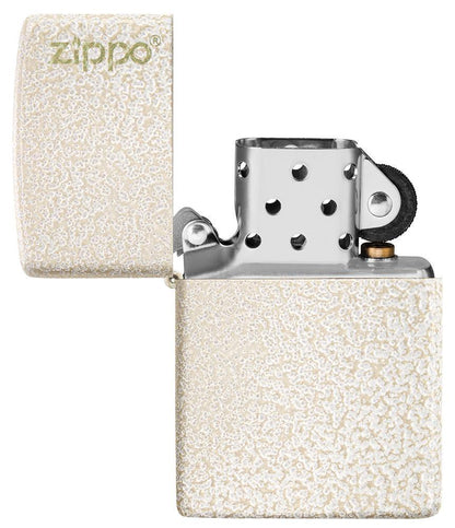 Classic Mercury Glass Zippo Logo Lighter
