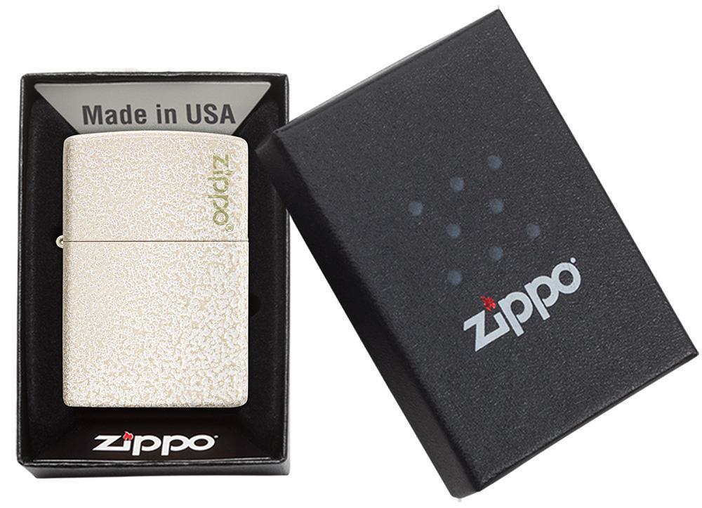 Classic Mercury Glass Zippo Logo Lighter