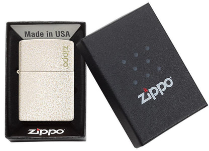 Classic Mercury Glass Zippo Logo Lighter