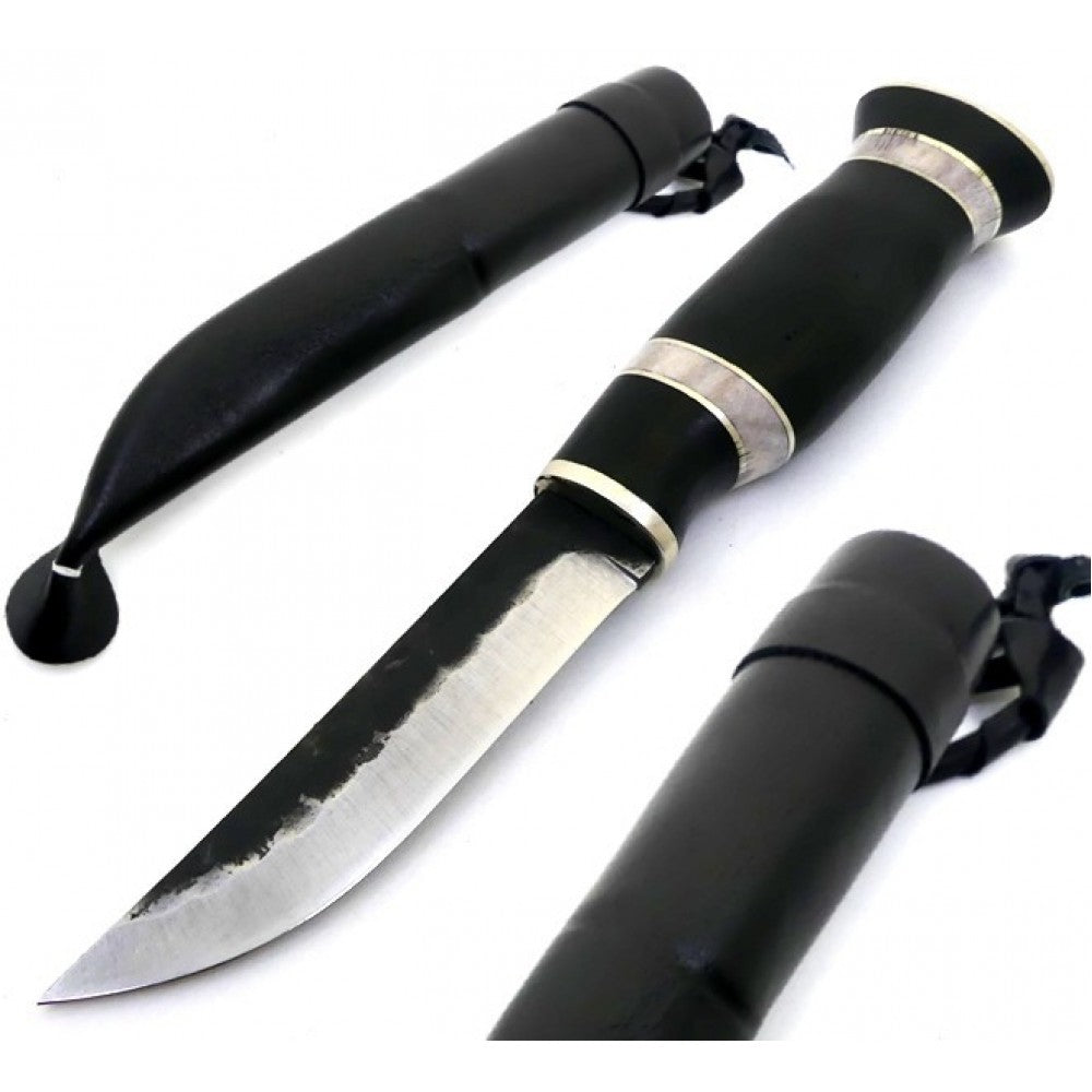 Wood Jewel Knives 23NP Fixed Blade Black
