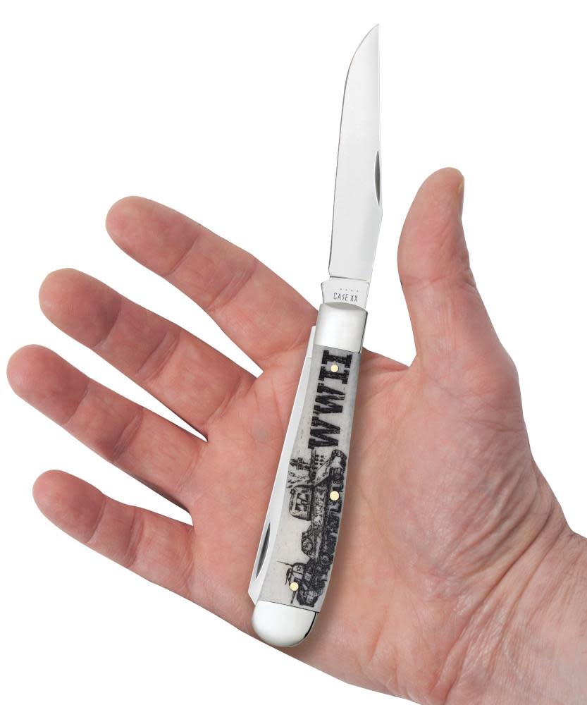 Case 50950 WWII Trapper Natural Bone
