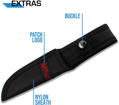 MTech 2035BK Hunter Black Fixed Blade Knife
