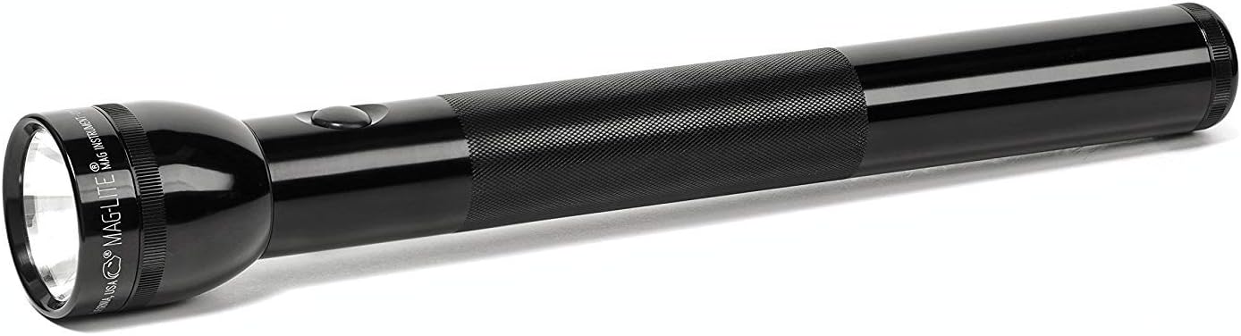 Maglite 01267 14 3/4 Inch Four D Cell Flashlights with Black Aluminum Construction
