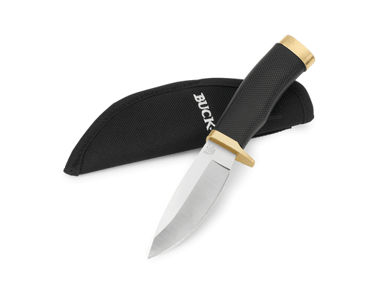 Buck 692 Vanguard Black Knife with Sheath