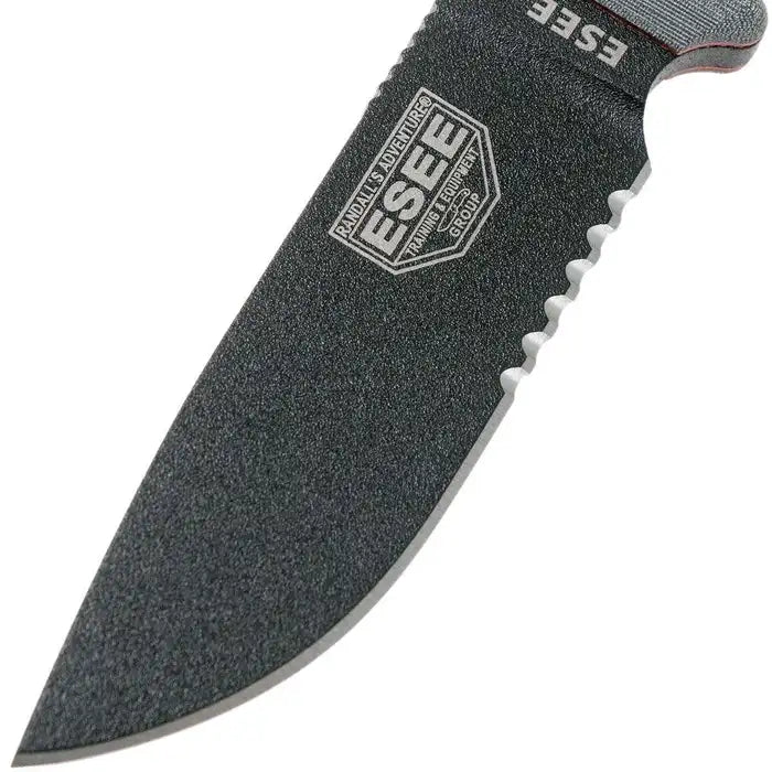 ESEE Model 4 ESEE-4S-MB-B Fixed Blade Knife (4.5" Black)
