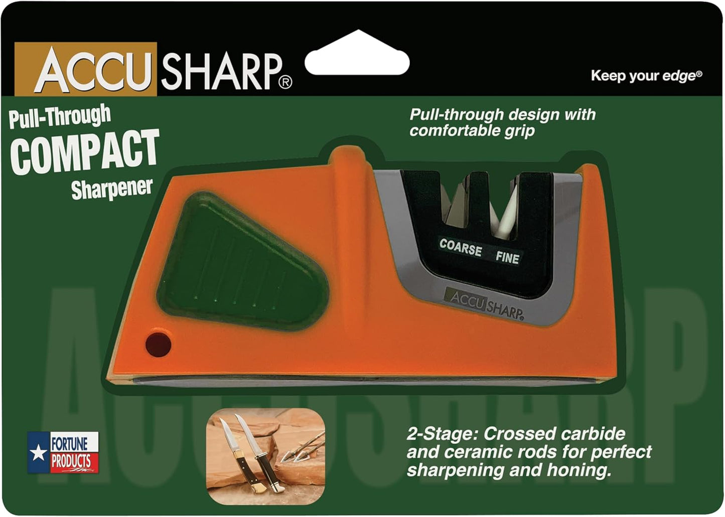 AccuSharp 081C Compact Pull-Through Sharpener
