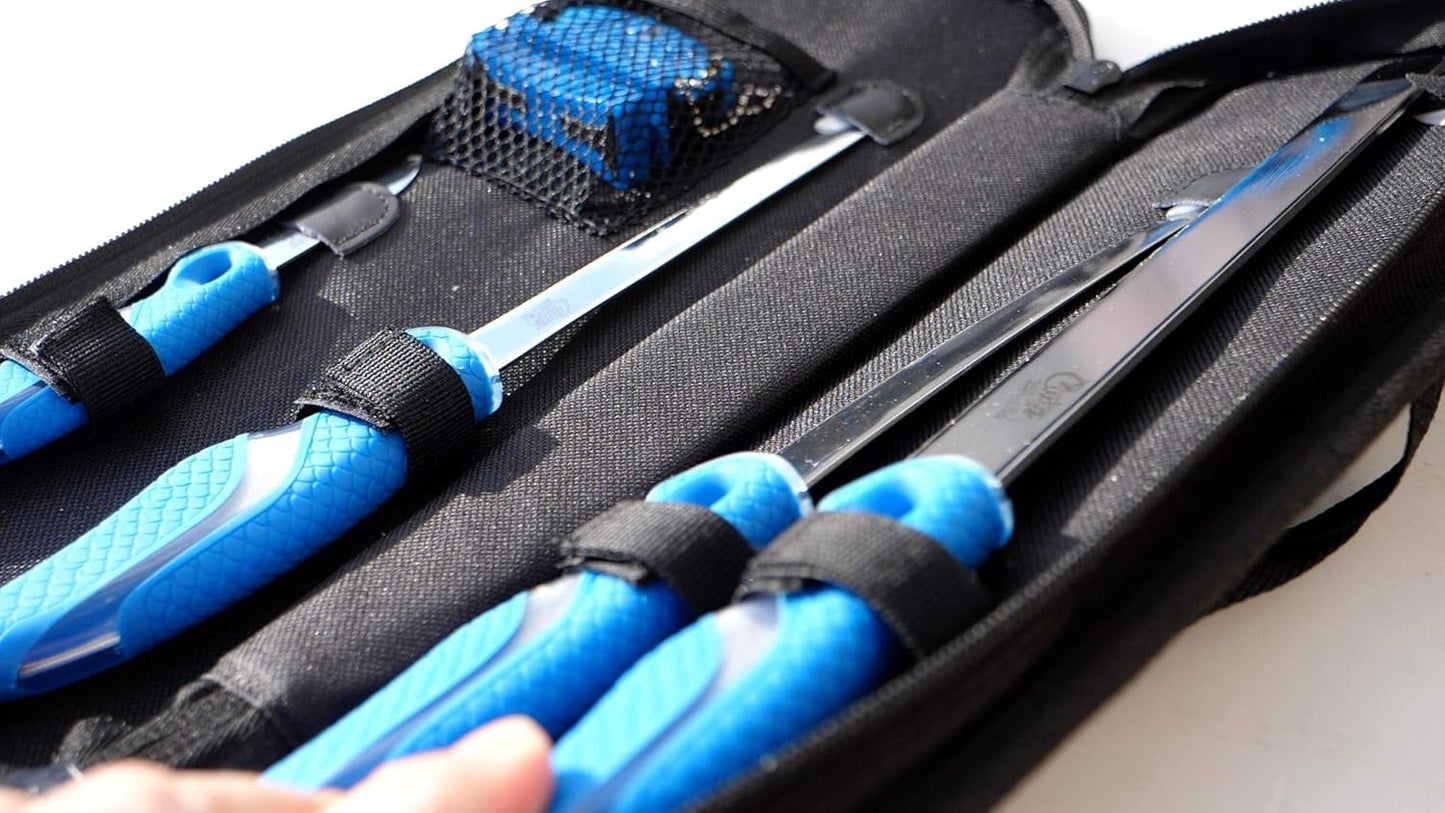 Camillus 18133 Cuda 6pc Knife/Sharpener Set
