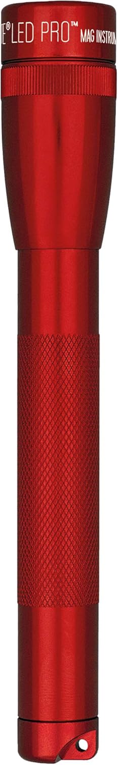 Maglite 56033 Mini Mag LED Red Flashlight with Aluminum Body
