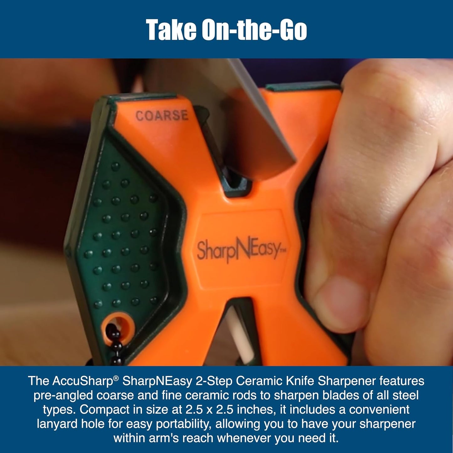 AccuSharp 336C Sharp-n-Easy Sharpener Orange
