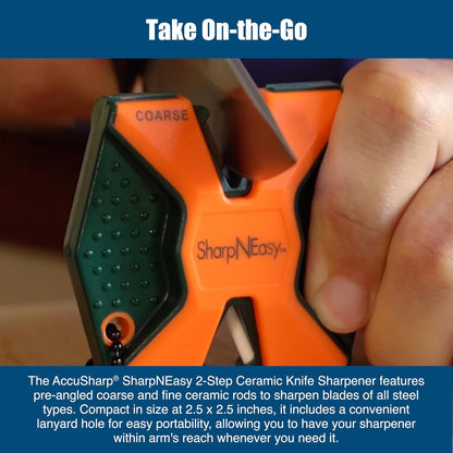 AccuSharp 336C Sharp-n-Easy Sharpener Orange
