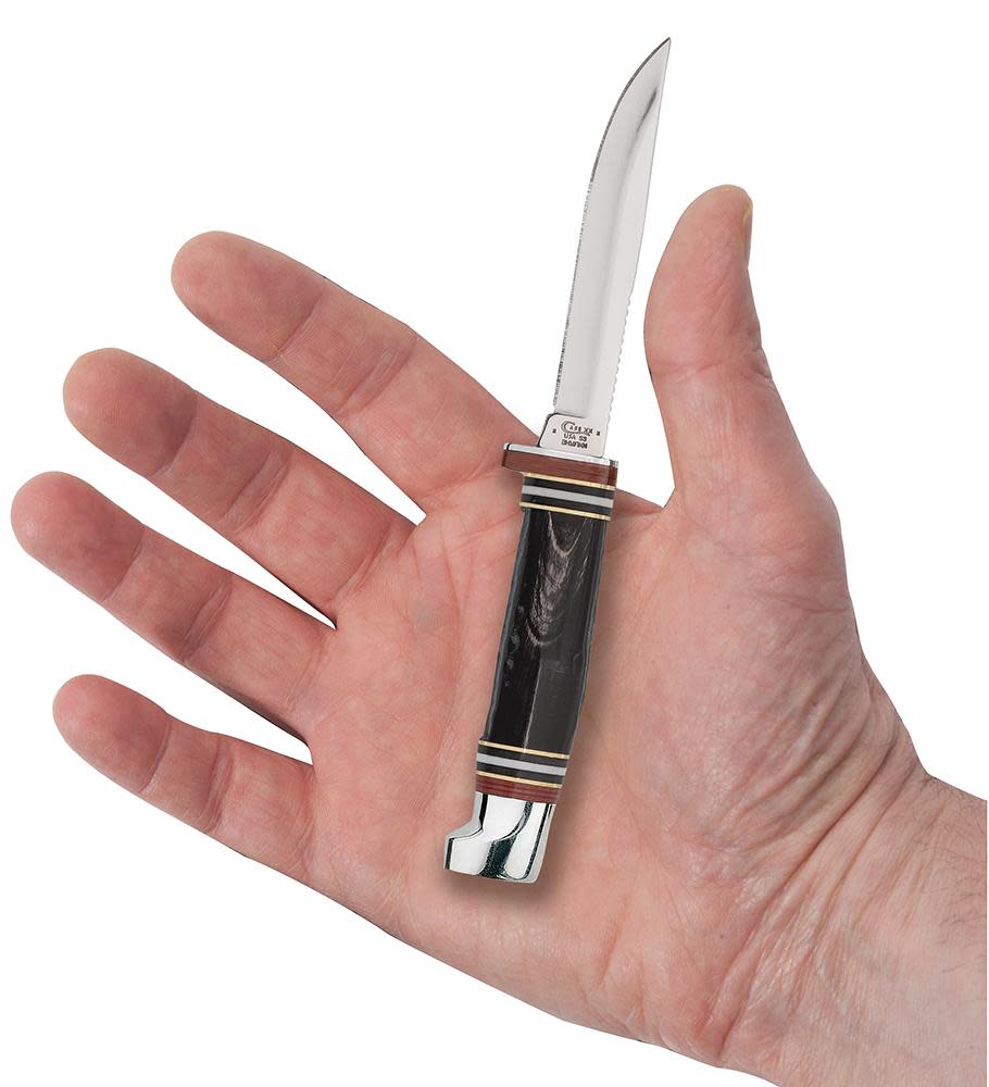 Case 17916 Hunter Knife with Buffalo Horn Handle
