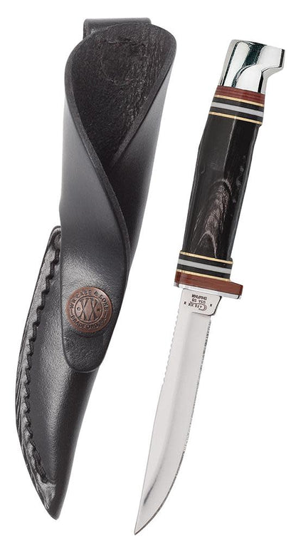 Case 17916 Hunter Knife with Buffalo Horn Handle
