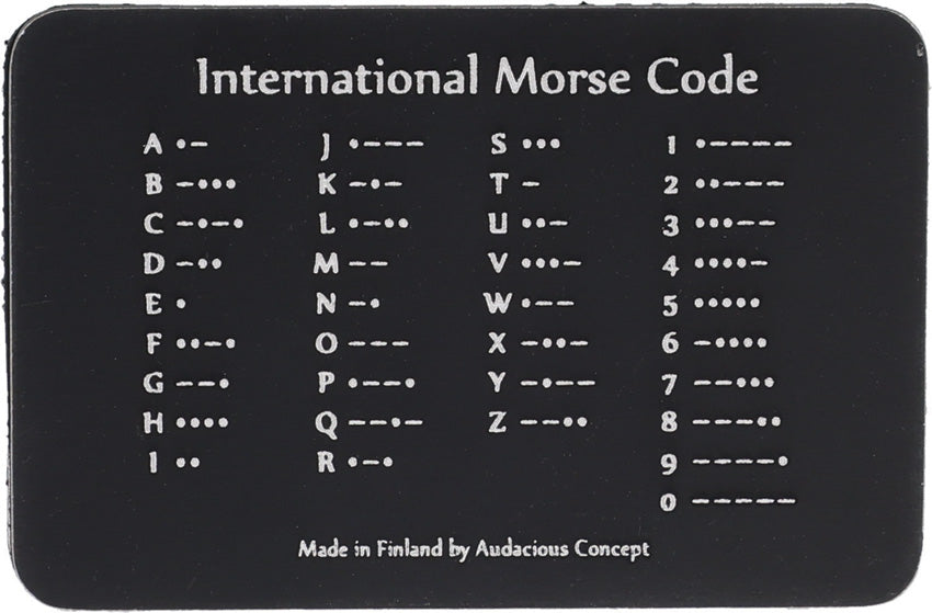 AuCon Morse Code Patch - gear patch - image 1
