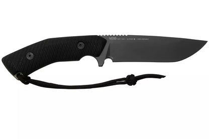 Acta Non Verba Knives M200 Hard Task Fixed Blade Knife Black G-10 (5.25" DLC)
