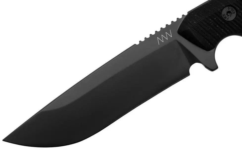 Acta Non Verba Knives M200 Hard Task Fixed Blade Knife Black G-10 (5.25" DLC)
