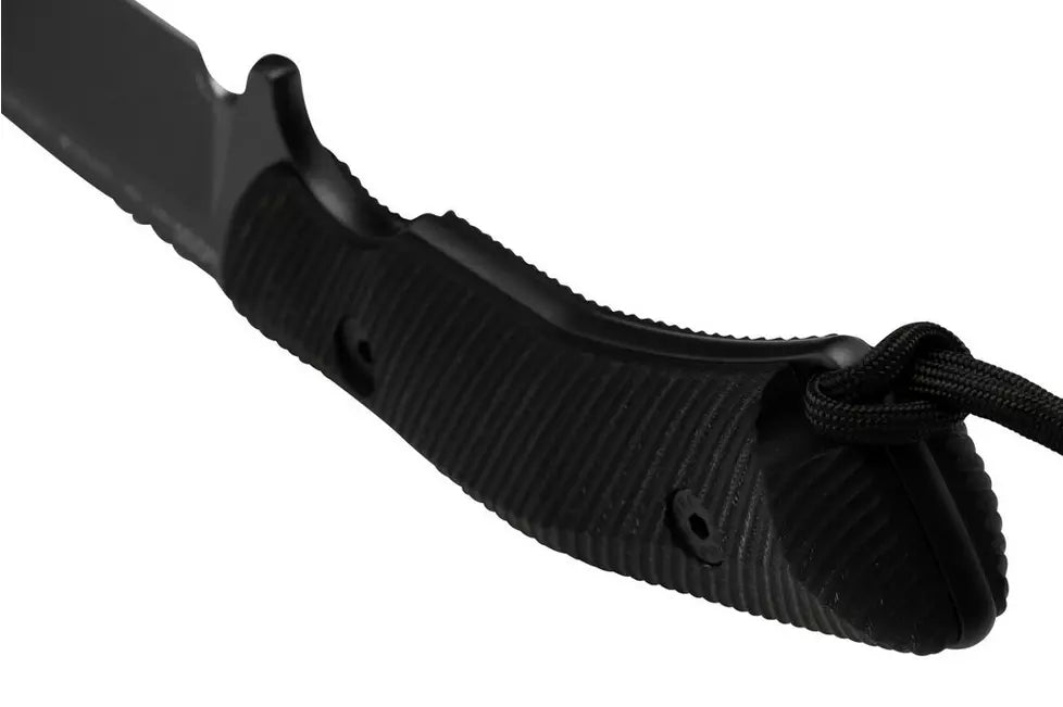 Acta Non Verba Knives M200 Hard Task Fixed Blade Knife Black G-10 (5.25" DLC)
